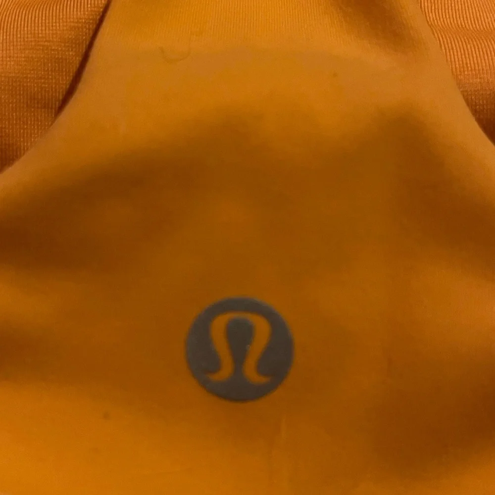 Lululemon Orange Wunder Train Longline Bra - Picture 5 of 6